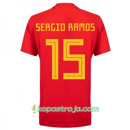 Billiga Fotbollströjor Spanien Ramos 15 Dam WM 2018 Hemma tröja